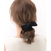 Vingtaine H-882 Velour Ribbon Hair Elastic Fall Winter Simple Hair
