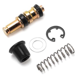 Brake Piston Repair Kit, Master Brake Cylinder Conversion Kit, Metal + Rubber Motorcycle Hydraulic Brake Clutch Piston Plunger Repair Kit 14 mm / 0.55 Inch Replacement for Dirt Bike Scooter