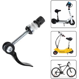 Black Bicycle Quick Release Clamp, 5.0mm x 2.36 inches,Folding Saddle Seat Post for Folding Bike, Mountain Bike Cam Lever Bolt, Convenient to Take, Seats and Saddles