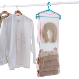 YiyiLai Pillow Drying Net, Set of 2, Cushion Dryer, 2 Tiers, Seat Cushion, Clothes Dryer, Hanger, Stuffed Toy, Pillow Hanger, Color Random