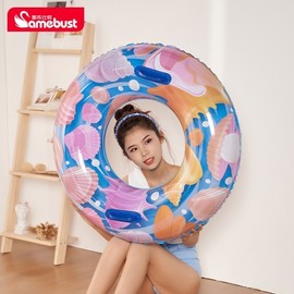 Influencer Inflatable Swim Ring for Kids & Adults Free size/Cute Love 60 Circle 5ea