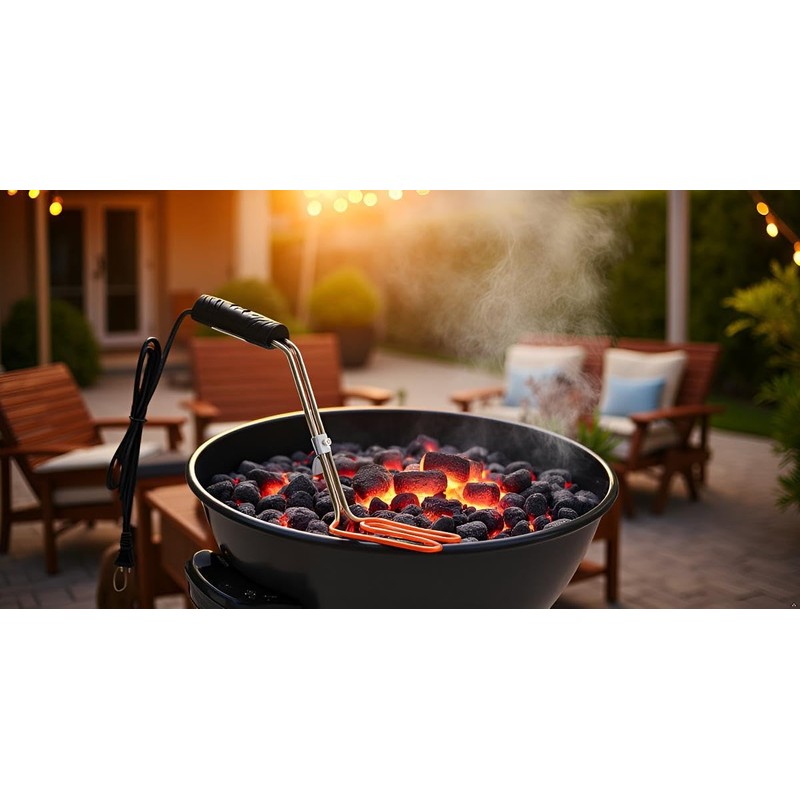 Electric Charcoal Starter for Grill – Mata Leon Premium BBQ