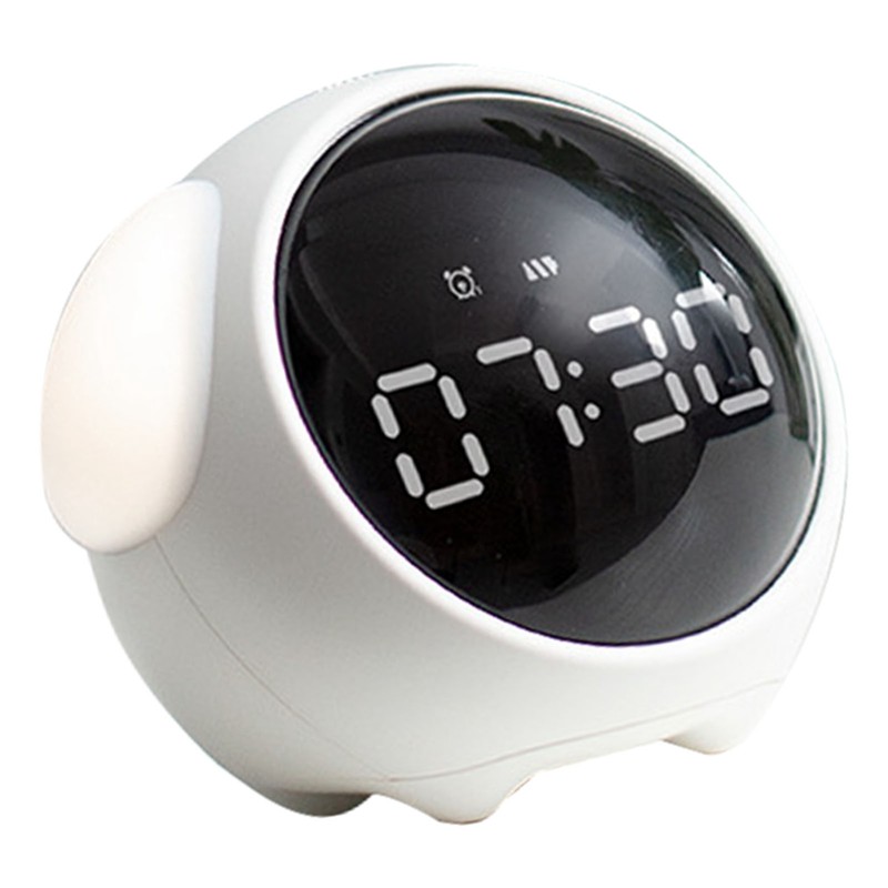 Expression Clock Cute Dog Shape Multifunctional LED Digital Alarm Clock