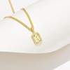 KELORIS PATH Gold Initial Necklace for Women Men, 14K Gold