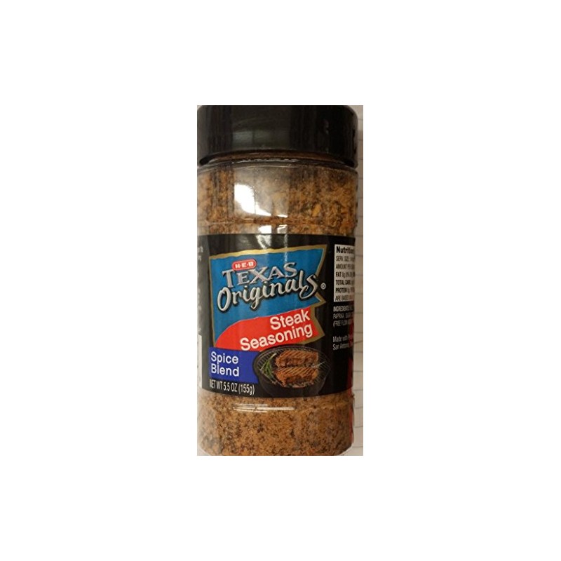 HEB Texas Originals Steak Seasoning 5.5 Oz (Pack of 3)