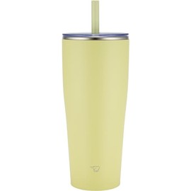 Zojirushi SX-HA89H-YM Stainless Tumbler with Straw 30 ounces Citron Yellow