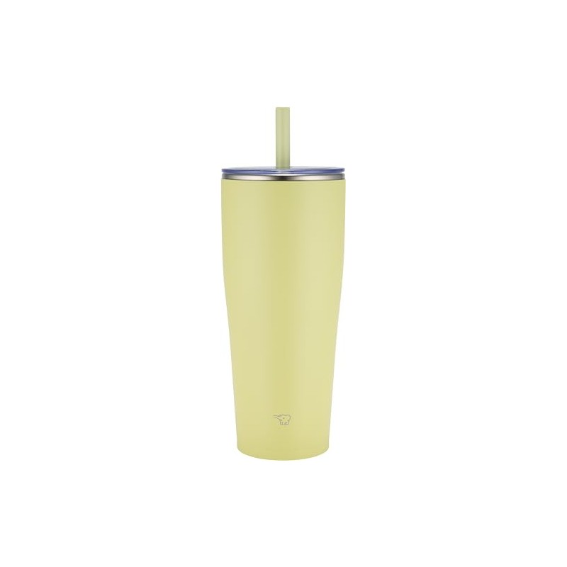 Zojirushi SX-HA89H-YM Stainless Tumbler with Straw 30 ounces Citron Yellow