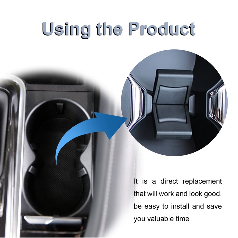 Center Console Cup Holder Insert Divider, Cup Holder Insert Fits