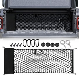 Truck Bed Cargo Net for Dodge Ram 1500 2019-2024 2025 Accessories, Upgraded Pickup Mesh Storage Cargo Net Organizer for Dodge Ram 1500 Accessories (for RAM 1500)