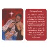 *X'mas- Holy Card/Wallet Size-"Christma