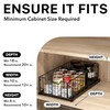 Simple Houseware Pull-Out Cabinet Sliding Basket Organizer, 17.2" D x