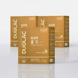 Duolac Gold 30-day supply (60 packets) 3 units / Lactobacillus probiotics / 듀오락 골드 30일분(60포) 3개 / 유산균 프로바이오틱스