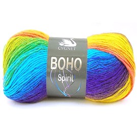 Cygnet Boho Spirit Knitting Yarn/Wool - 100g DK Arun Knit Ball - 19 Shades (Festival - 6923)