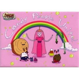 Animewild Adventure Time Candy People Unite! Magnet