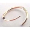 14Kt Yellow Gold 030 Thin 12MM Endless Hoop Earrings -