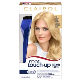 Clairol Root Touch-Up Permanent Hair Dye, 10 Extra Light Blonde Hair Color, 1 Count