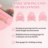 2 Sets Edge Stitch Lock and Sewing Gauge, 3 Sizes