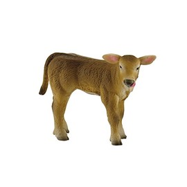 Bullyland 62729 - Spielfigur Alpenkalb Mona, ca. 5,5 cm große Tierfigur, detailgetreu, PVC-frei, ideal als kleines Geschenk für Kinder ab 3 Jahren