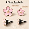 6 Pcs Pink Daisy Car Vent Clip Essential Oil Diffuser