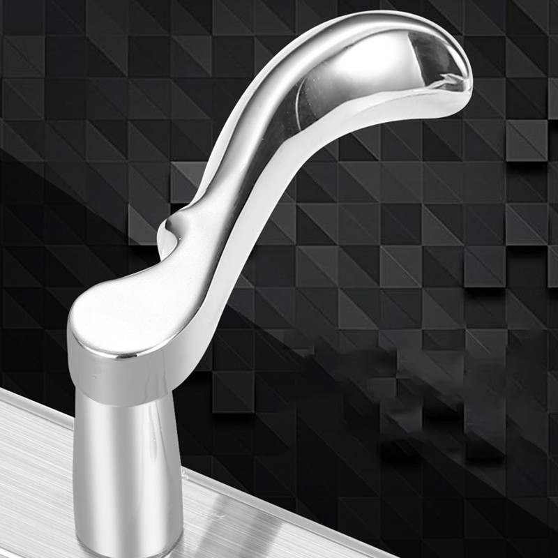 Stainless Steel Handle Door Lock Mechanical Magnetic Security Entry Lever