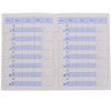Okusuri Zakka Blood Pressure Notebook, Rainbow, Numerical Type, Set of