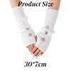 Arm Warmers Y2k, Fingerless Gloves for Women, Star Arm Gloves