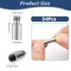 GORGECRAFT 54Pcs 12x5mm Photo Album Extension Screw Posts Scrapbook Extension