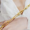 Julie Wang 2 Meters Gold Stainless Steel Paperclip Chain for