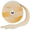 Linen Burlap Natural Wired Edge Eleganza Ribbon 50mm x 1