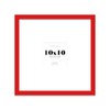 10x10" Square Picture Frame, Display Pictures 6x6" With Mat or