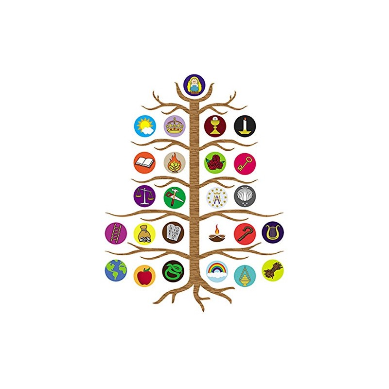 Christmas Advent Set Advent Jesse Tree Devotional Flexible Magnet Set