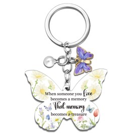 Sympathy Gifts for Loss of Loved One Memorial Gifts for Loss of Mom Dad in Memory of Loved One Gift Memorial Keychain Remembrance Gift for Lost Lover Bereavement Condolence Grief Present Keyring