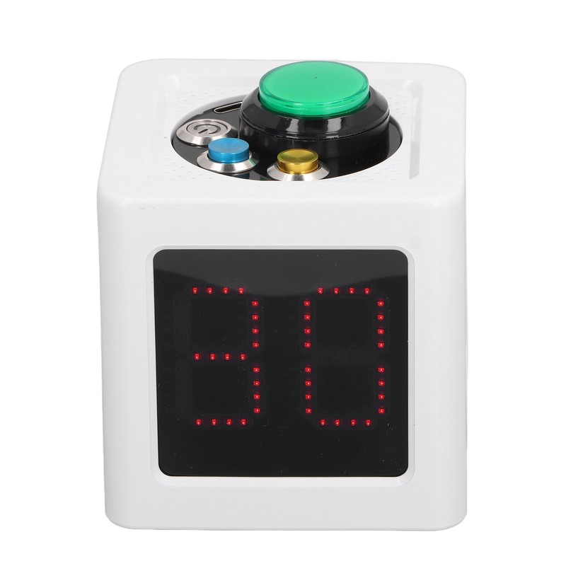 Poker Shot Clock Seconds Countdown Rechargeable 1.4in 4 Sides Cube