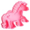 Staedter Unicorn Embossing Cookie Cutter with Ejector, Pink, 7 cm