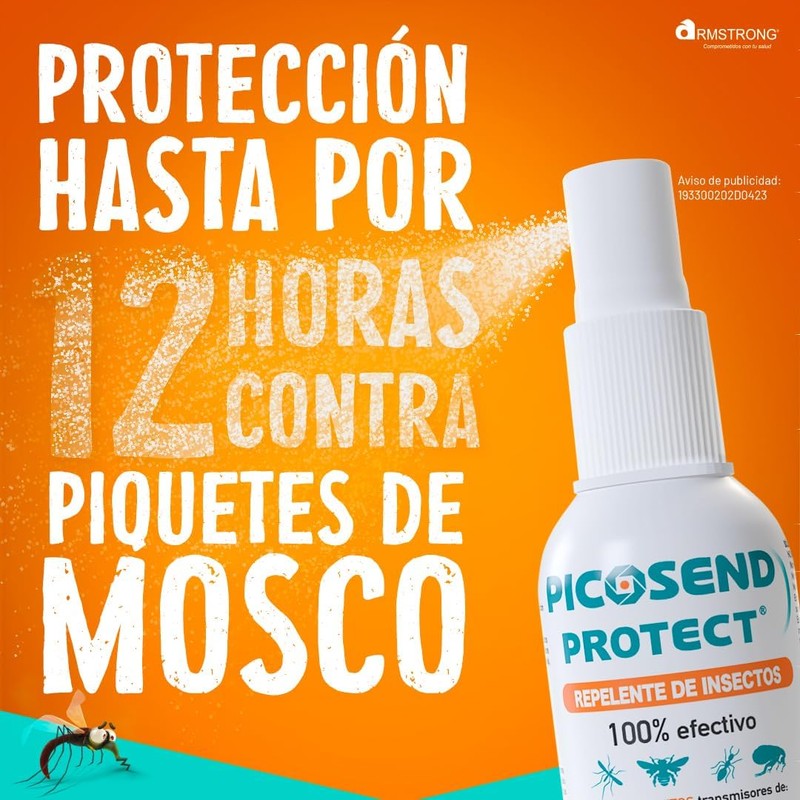 Picosend Protect Spray Repelente c/120ml