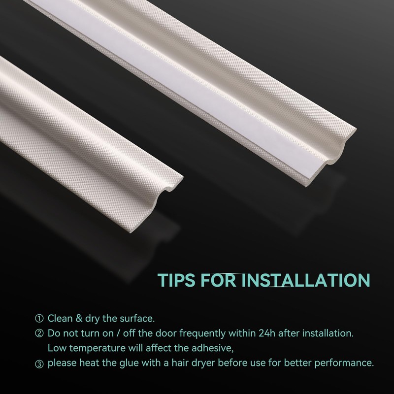 MOPMS Draft Stopper Sweep, Door Weatherproofing Stripping, Window Seal Strip