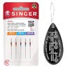 Singer Universal 2020 Sewing Machine Needles, Packet of 5, Assorted