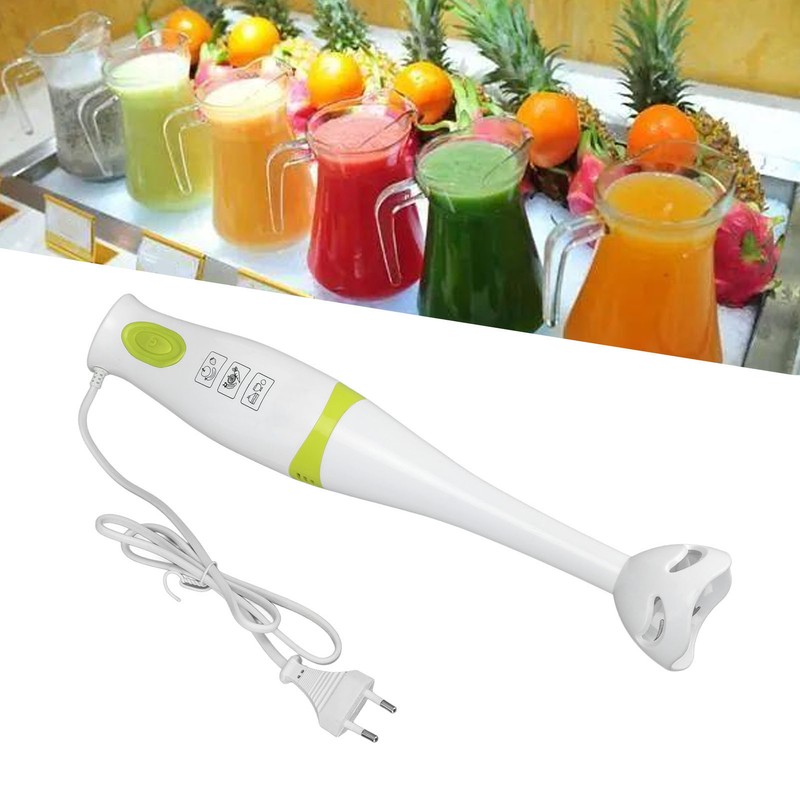 170W Mini Electric Handheld Blender Stainless Steel Blade Drink Mixer