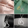 TEAMER Heart Volleyball Player Necklace Delicate Volleyball Pendant Fashion Sports