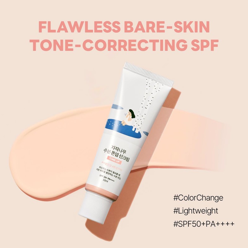 Round Lab Birch juice Moisturizing Tone-Up Sunscreen 50ml Protector solar