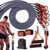 Zeyfon Resistance Bands, 300lbs Heavy Exercise Bands with Handles, Workout