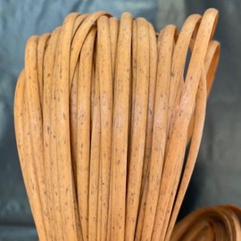 Magic Rattan Rattan Craft Material Acapulco Chair Flower Basket 5mm Rattan Repair Kit 500g Fujimaki (Wood Grain Color-500g)