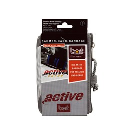 Bort ActiveColor 1470 Large Black Wrist Thumb Hand Support Brace for Right and Left Or Right (Large, Black