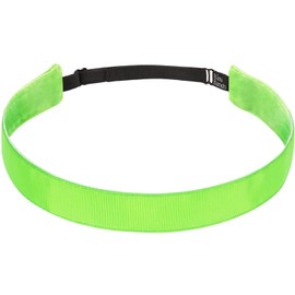 BaniBands Headbands for Women - Non Slip Adjustable Sports Head Bands - Made in USA - Perfect Headband for Active Women Stays in Place During Workout, Running, Yoga and More - Lime Green