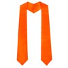 GHGMAO Unisex Adult Plain Graduation Stole Sash, Sublimation Blank Satin