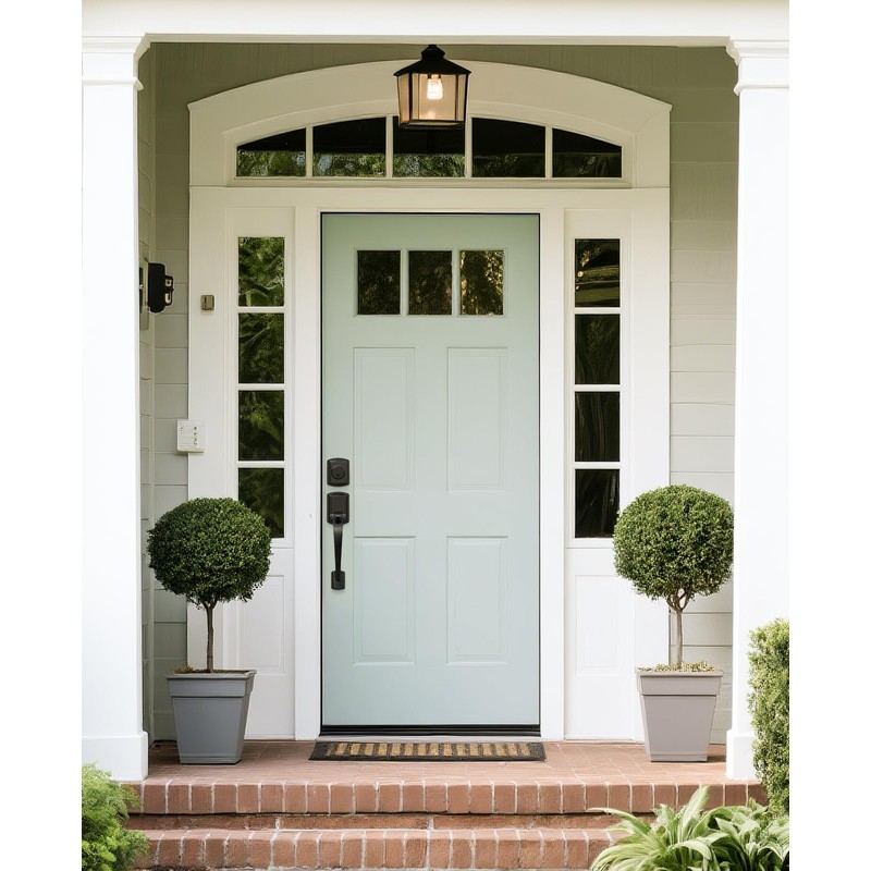 Mensarix Front Door Handle and Deadbolt Set for Right &