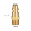 Compressed air coupling 1/4 inch, 1/2 inch, 3/8 inch, DN6,