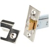75mm Tubular Mortice Latch Polished Nickel