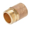 Orbit 56801N 5/8 Inch Repair Mender Hose Connector, Male, brass