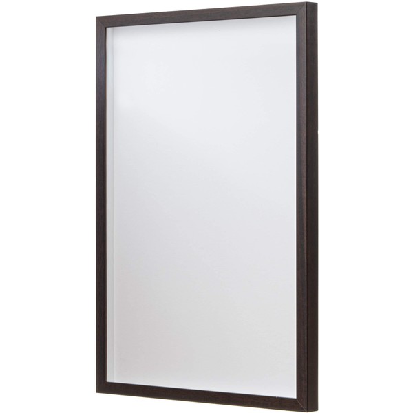 20x13 Brown Walnut Shadow Box Frame | 3/4" of Depth